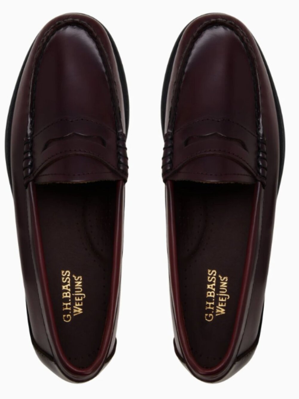 GH Bass Womens Whitney Weejuns® Penny Loafer in Wine